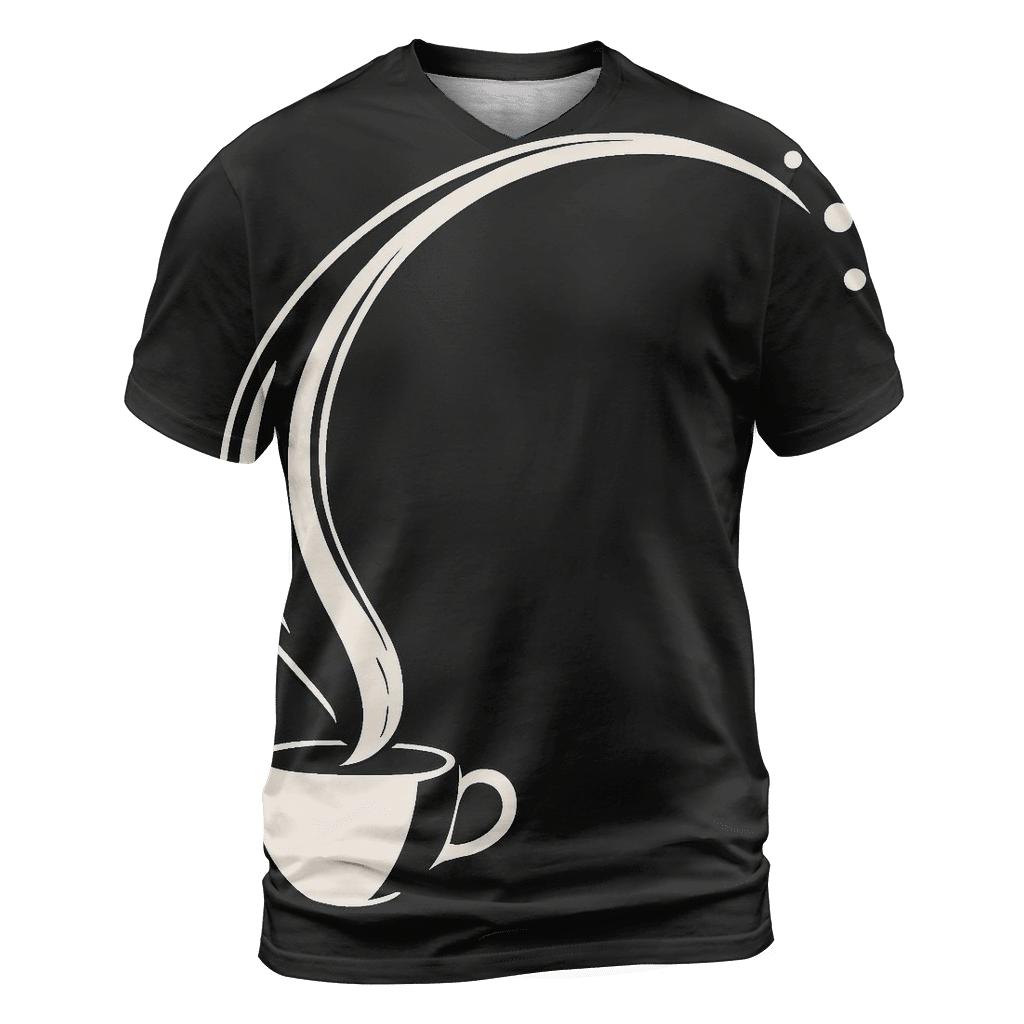 Midnight Espresso Arc trendy printed shirt styles