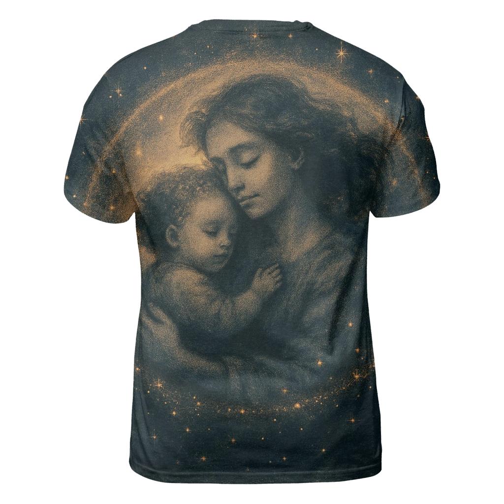 A Mothers Quiet Gravity That Keeps Us Close creative print fashion shirts