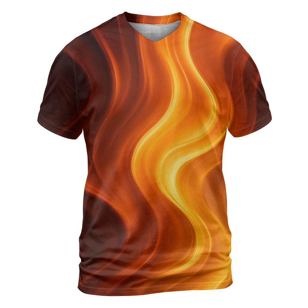 Molten Copper Cascade custom all-over print shirts