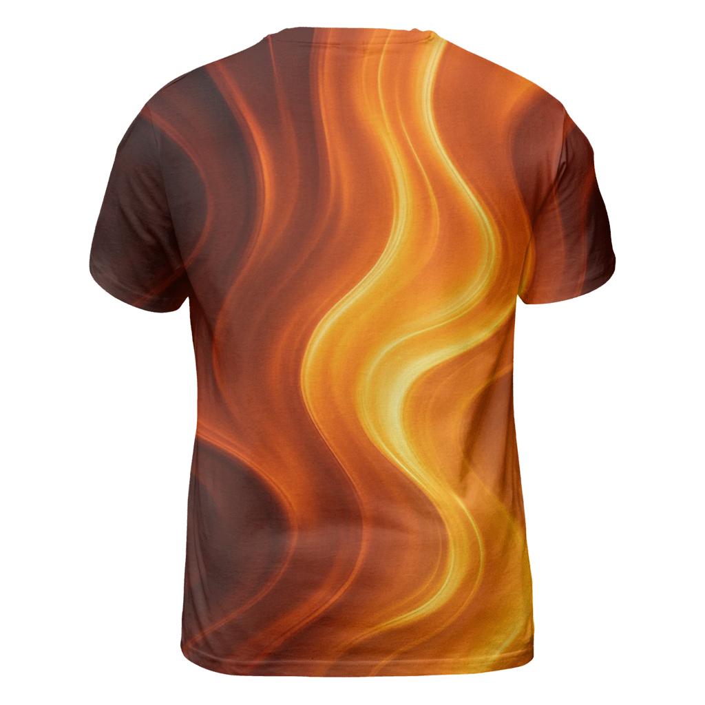 Molten Copper Cascade custom all-over print shirts