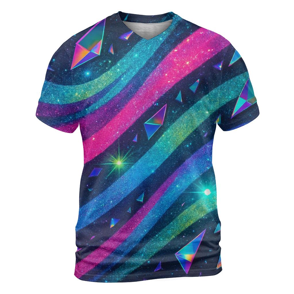 Electric Neon Glitter Arcwaves personalized full print shirts