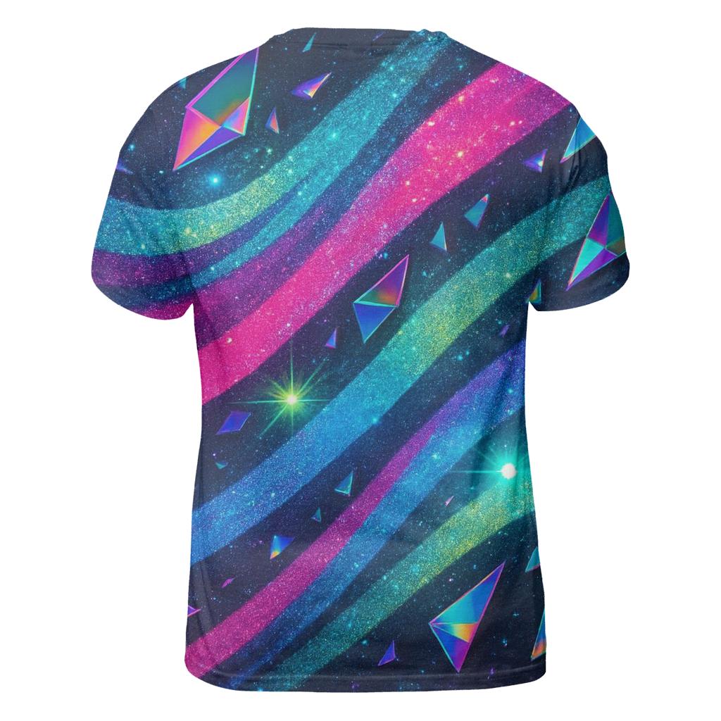 Electric Neon Glitter Arcwaves personalized full print shirts