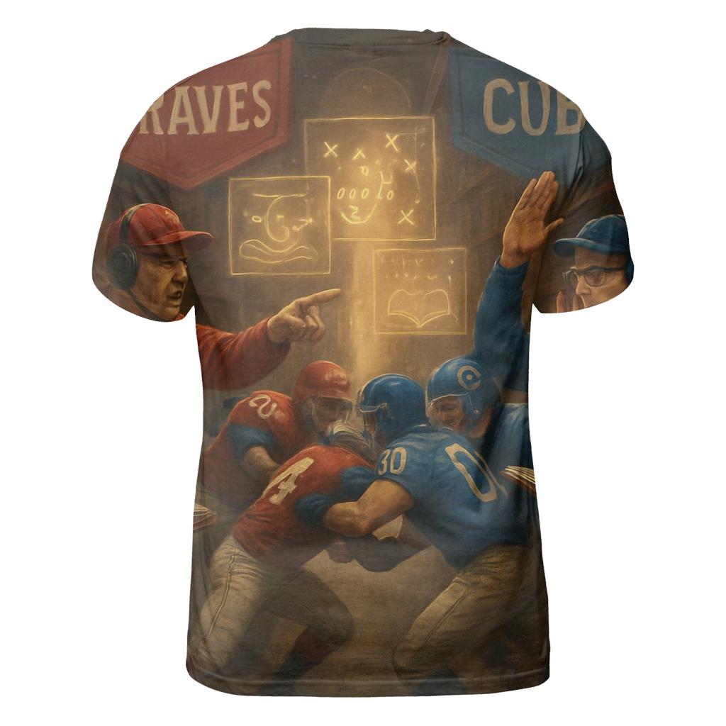 Library Of Playbooks Duel Among Towering Shelves custom all-over print shirts