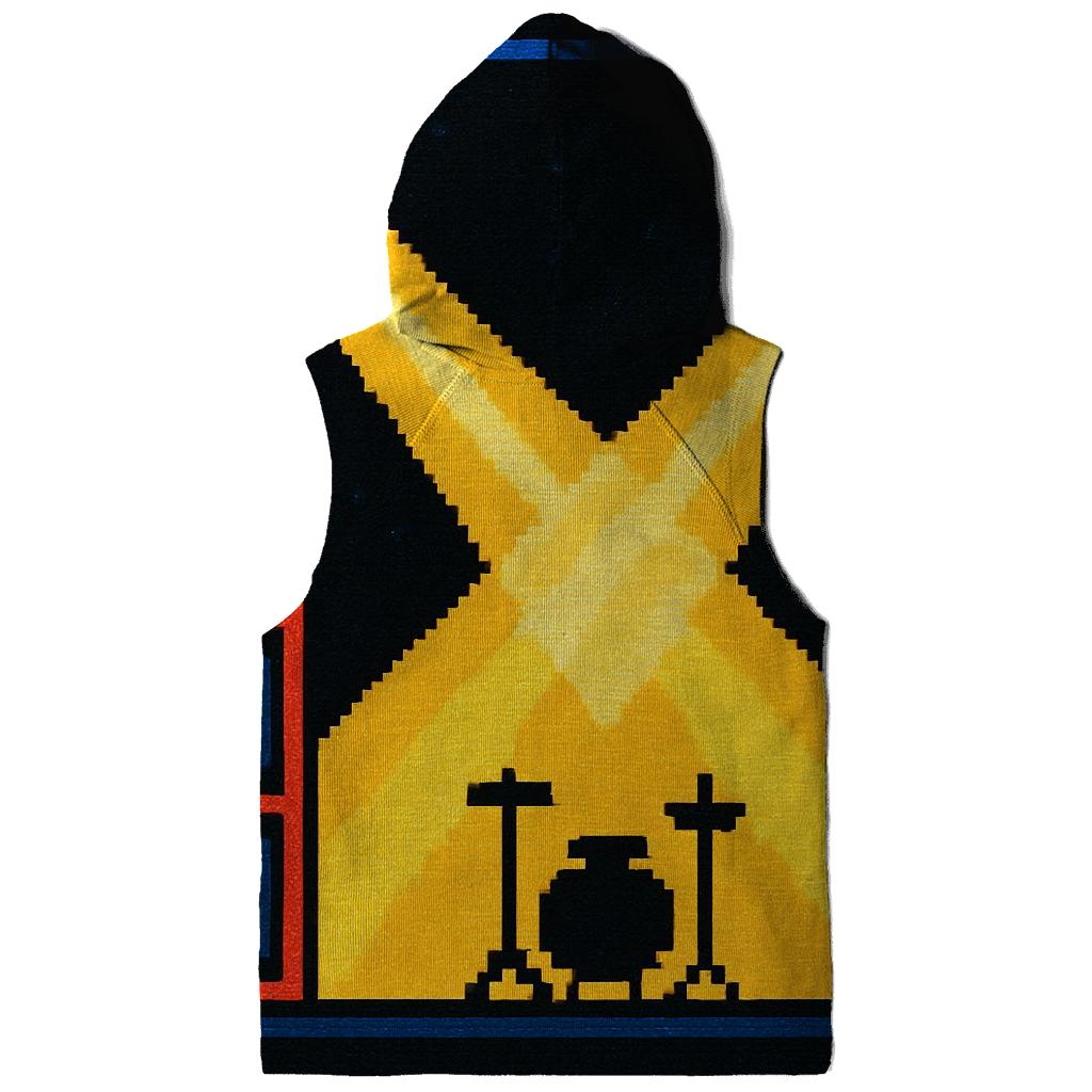 Pixel Stage Spotlight Scene embroidered hoodies