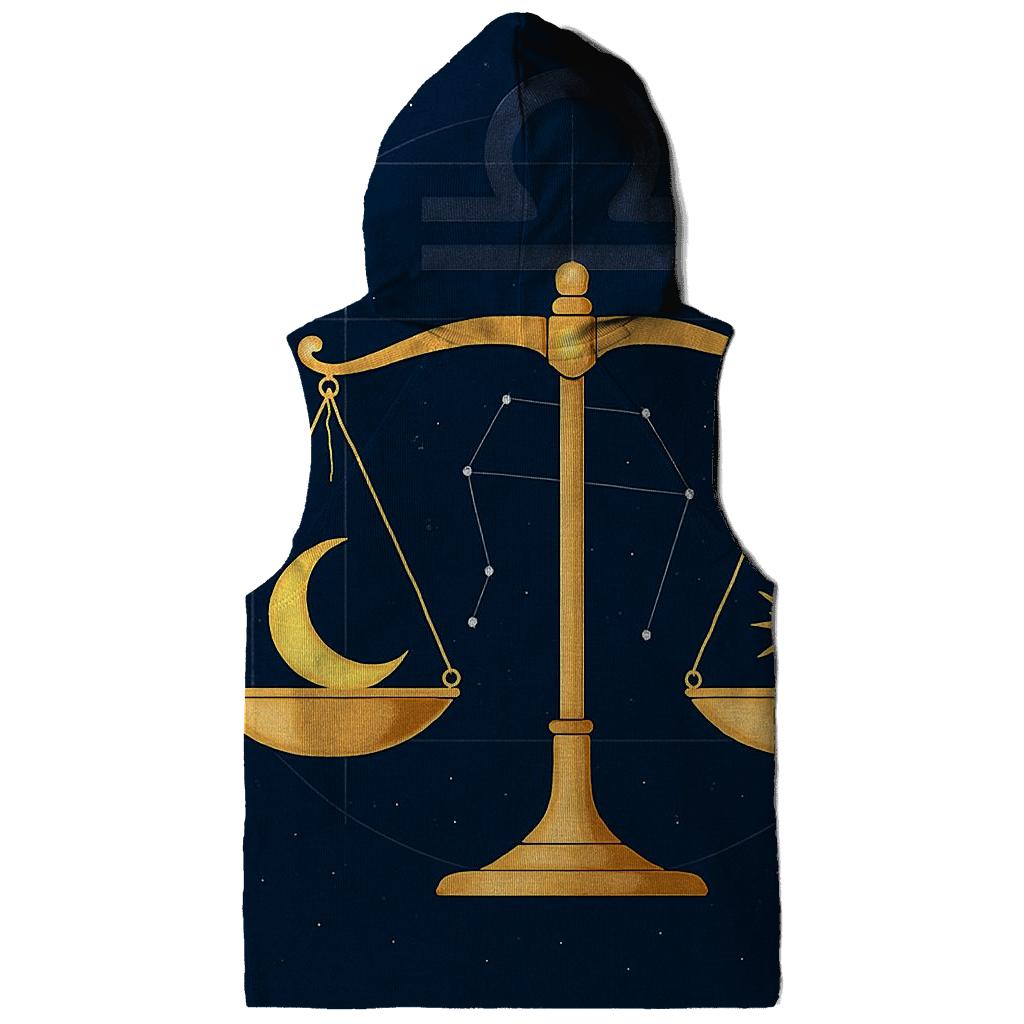 Libra Equinox Balance Star Scale heavyweight hoodies