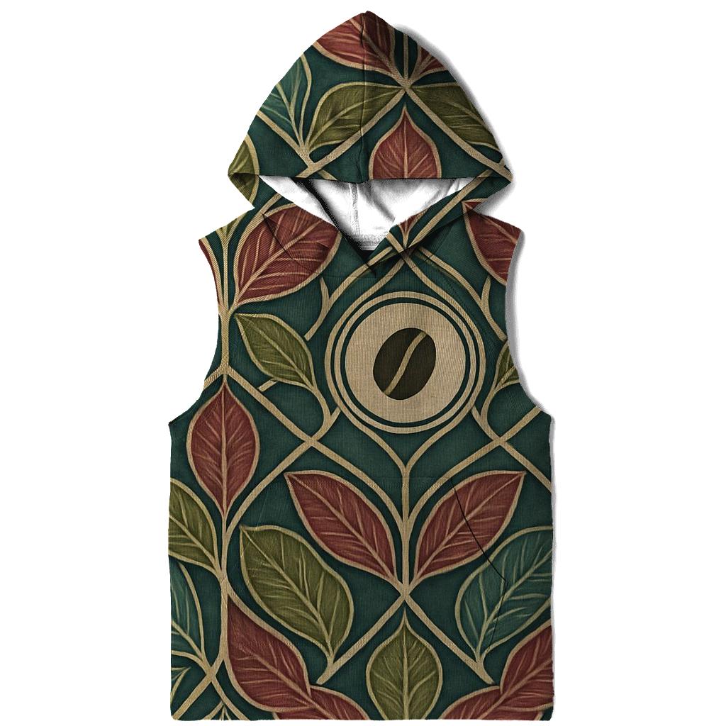 Coffee Leaf Lattice lightweight hoodies