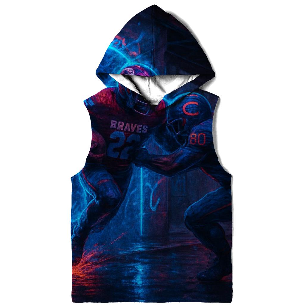 Neon Tunnel Rivalry Under The El Tracks graphic hoodies