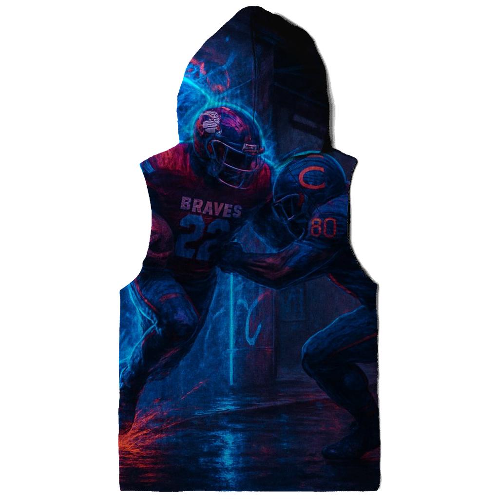 Neon Tunnel Rivalry Under The El Tracks graphic hoodies