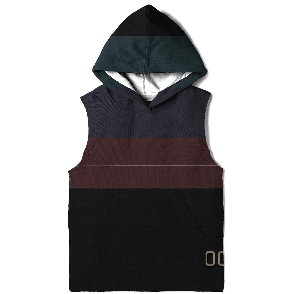 VHS Tracking Bar Gradient Bands zip-up hoodies