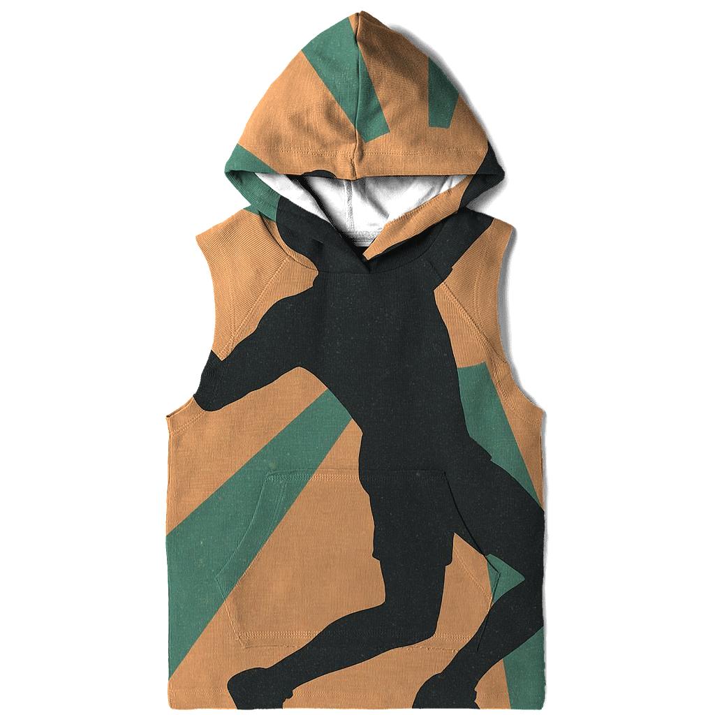 Retro Tennis Sunburst Serve custom hoodies