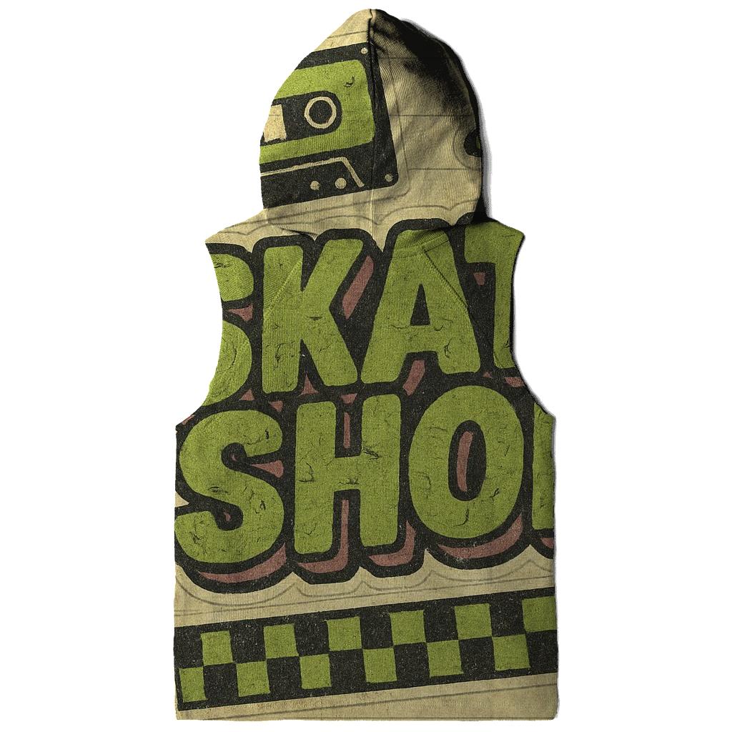 Faded Nineties Skate Shop Sticker Collage hoodie designs