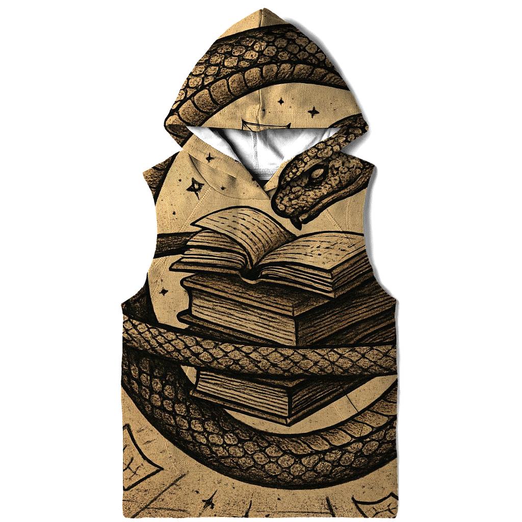 Library Orbit Ouroboros graphic hoodies