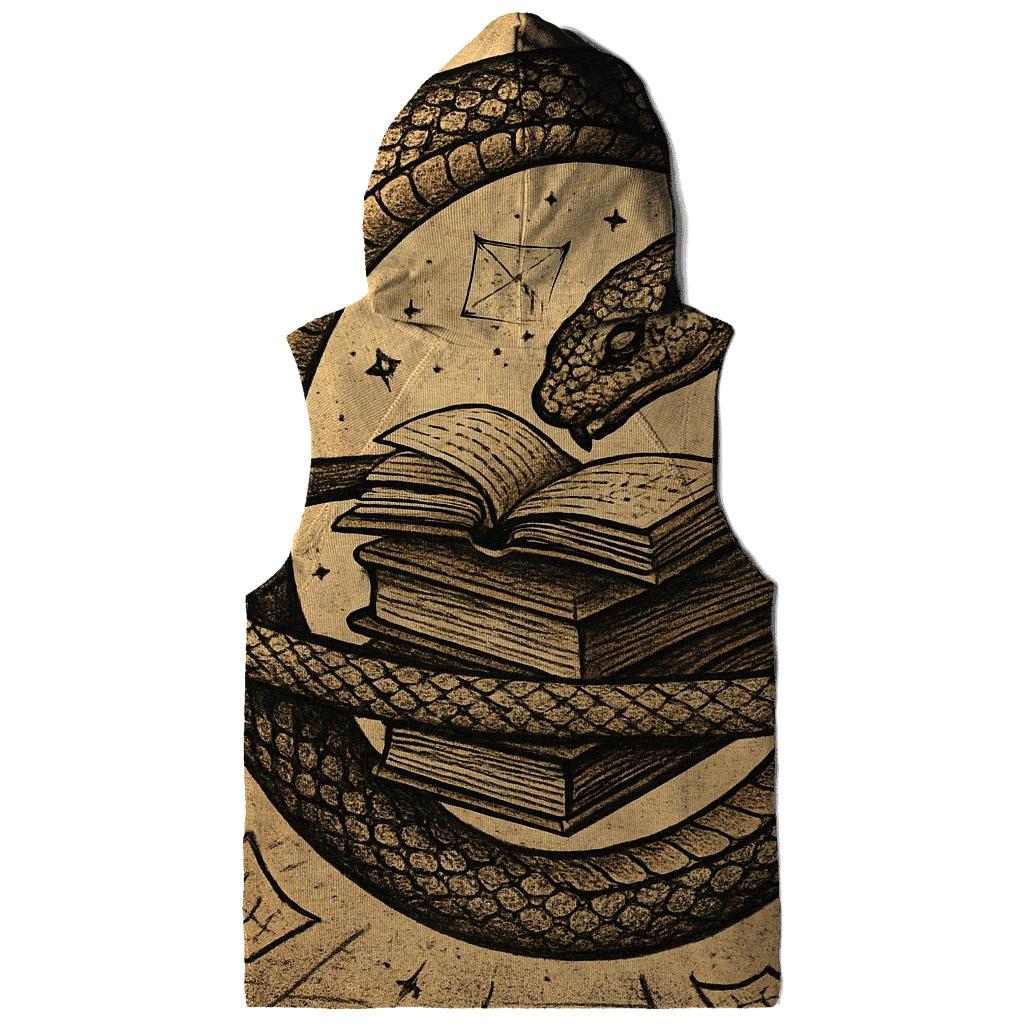 Library Orbit Ouroboros graphic hoodies