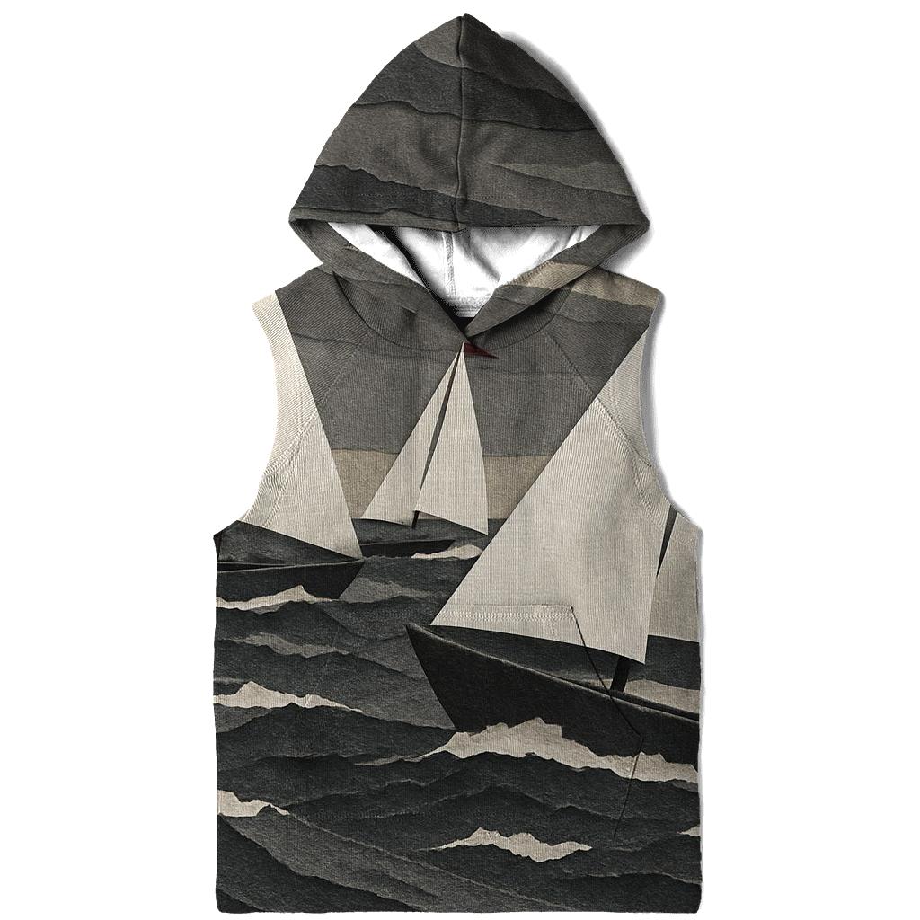Stormy Sailing Regatta Cutouts hoodie styles