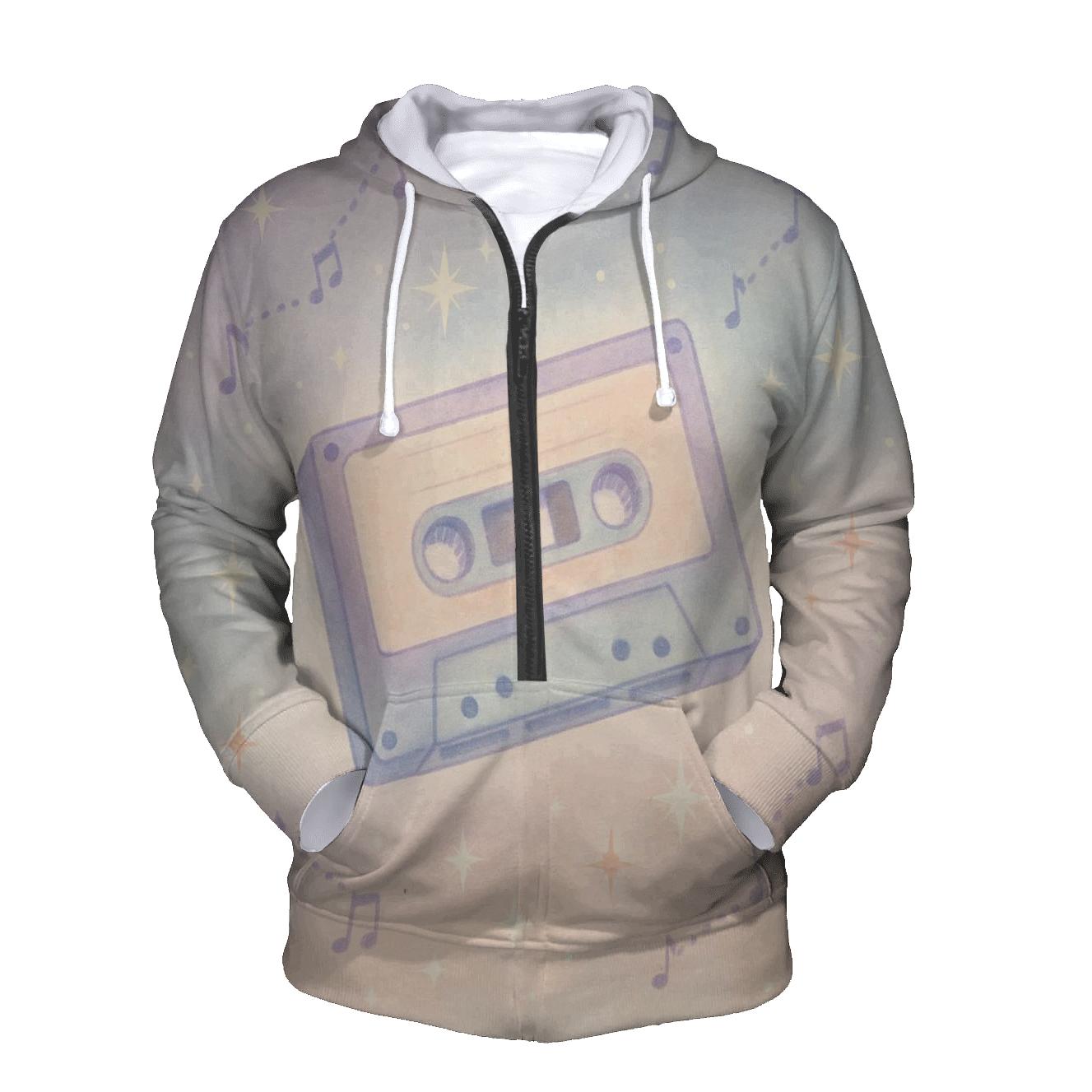 Pastel Cassette Constellation designer hoodies