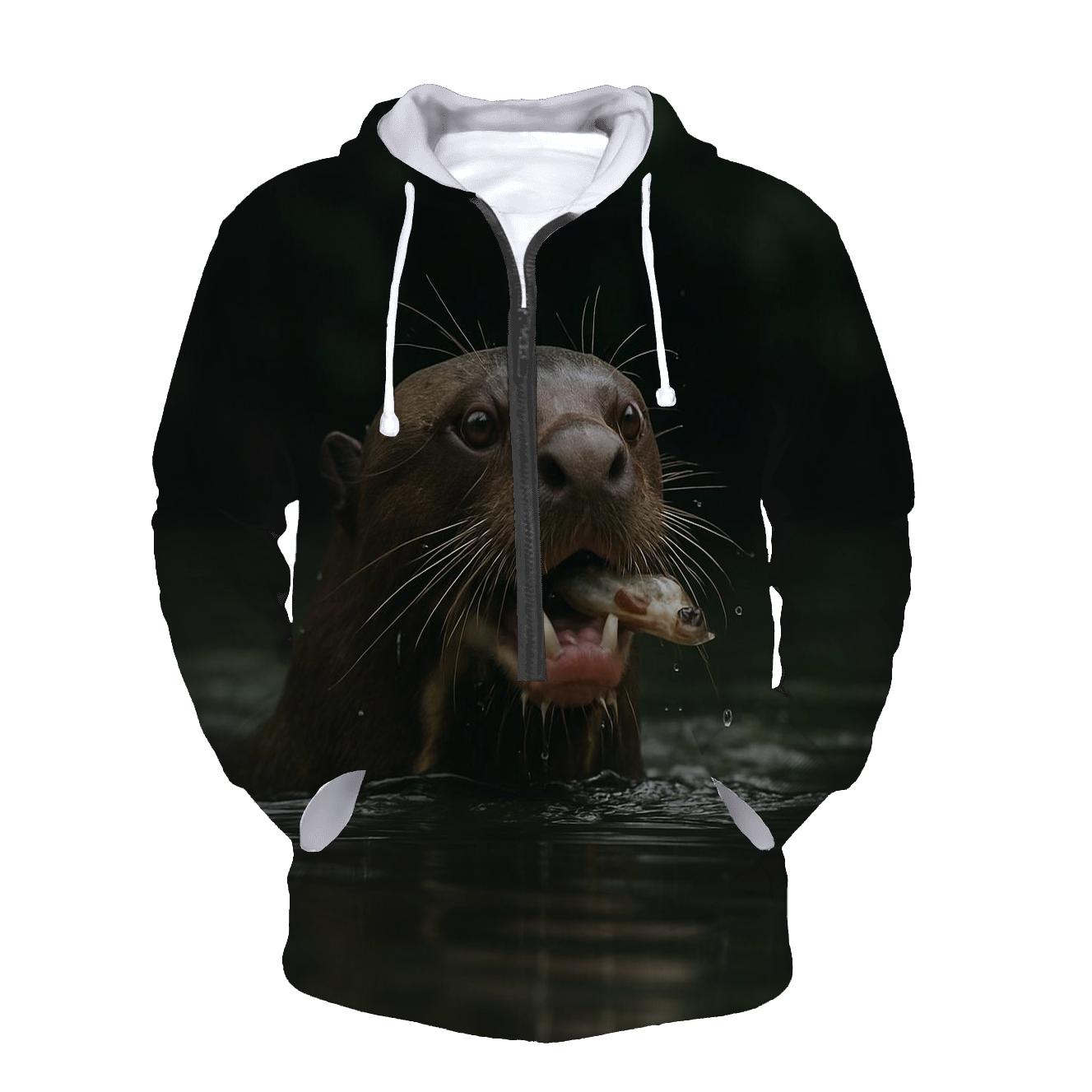 Riverglass Hunter Giant Otter hoodie designs