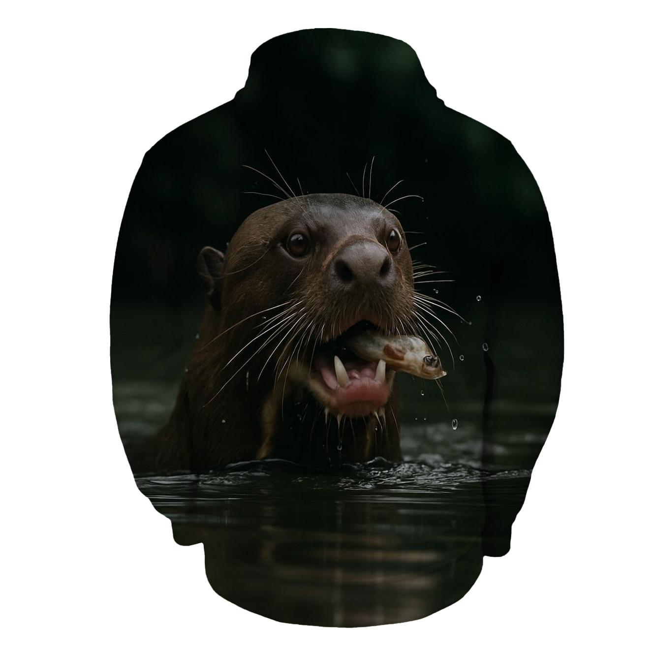 Riverglass Hunter Giant Otter hoodie designs
