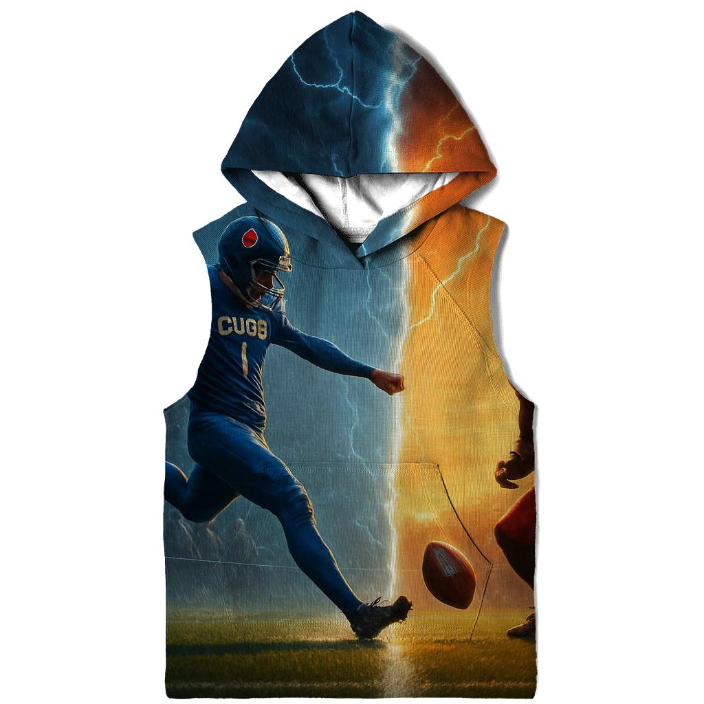 Stormfront Lightning Kickoff Across A Split Field lightweight hoodies