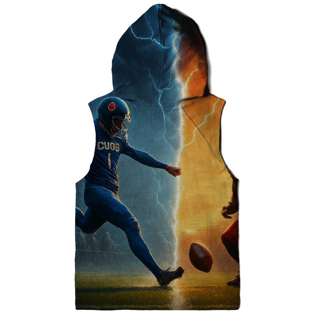 Stormfront Lightning Kickoff Across A Split Field lightweight hoodies