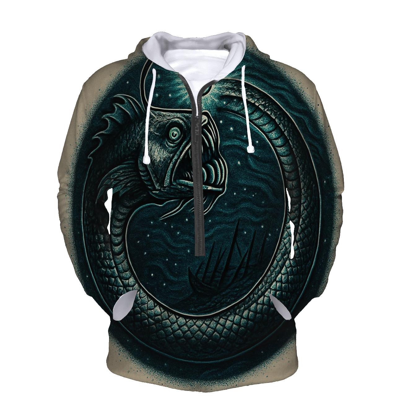 Deep Sea Lantern Ouroboros hoodies fashion