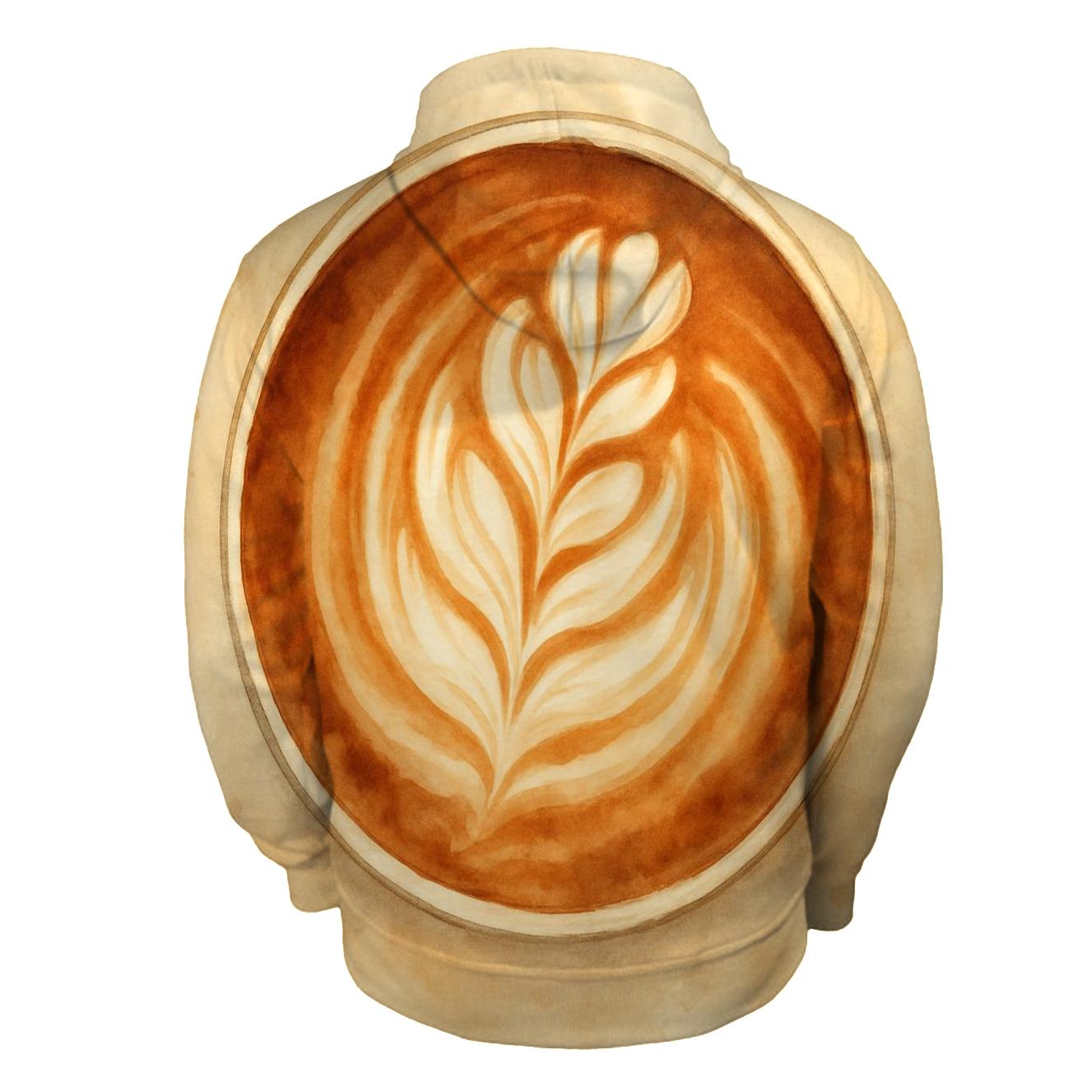 Latte Whirlpool Bloom custom hoodies