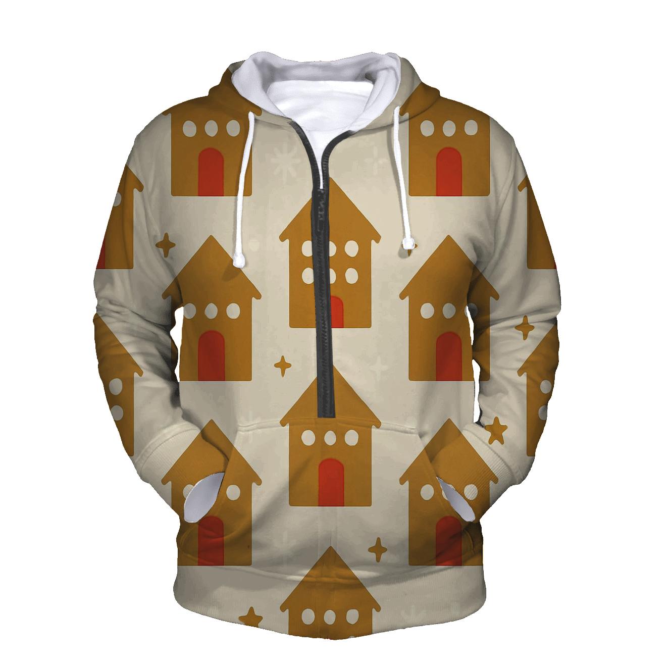 Gingerbread Tile Geometry hoodie styles