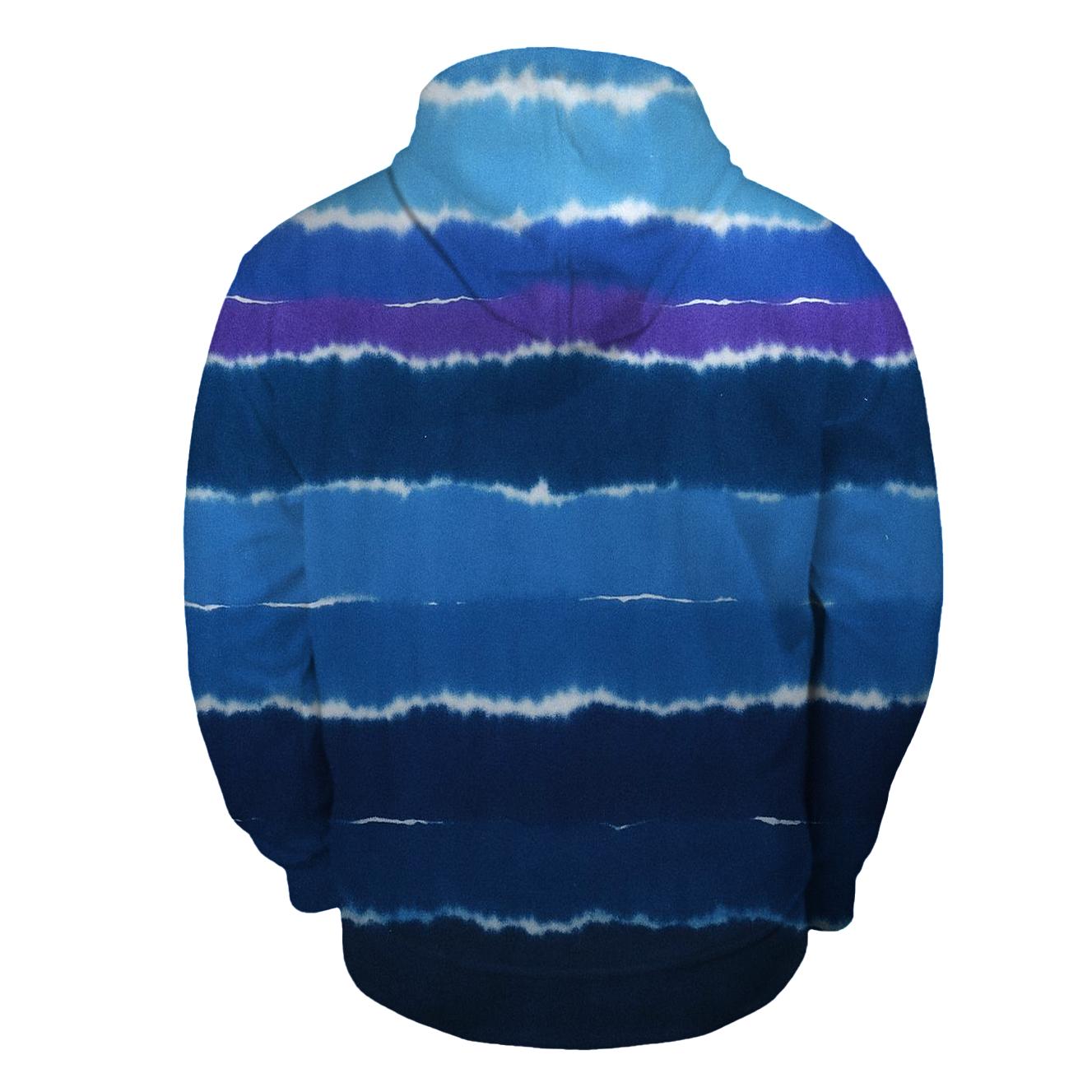 Horizon Stripe Deep Space Layers premium hoodies