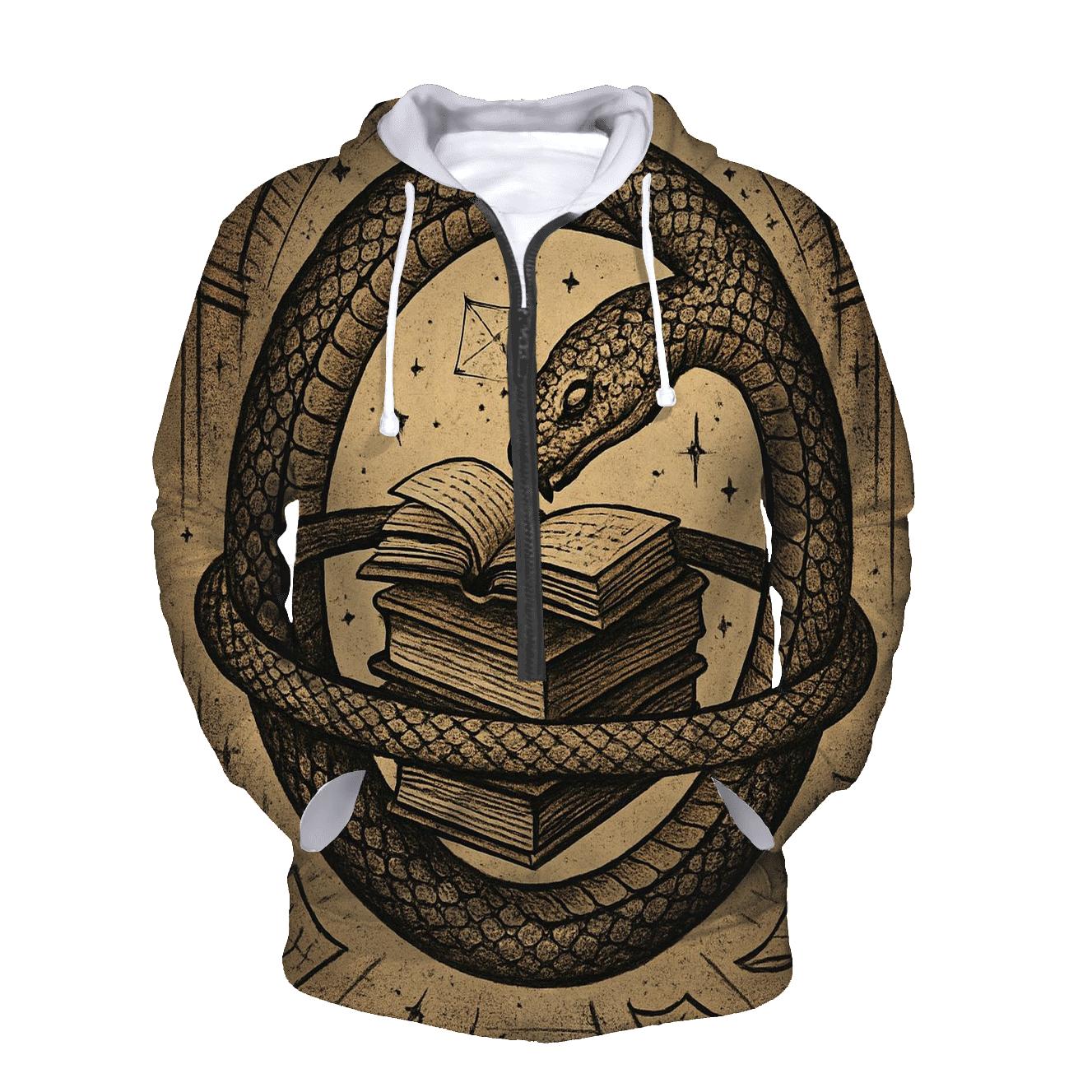 Library Orbit Ouroboros custom hoodies