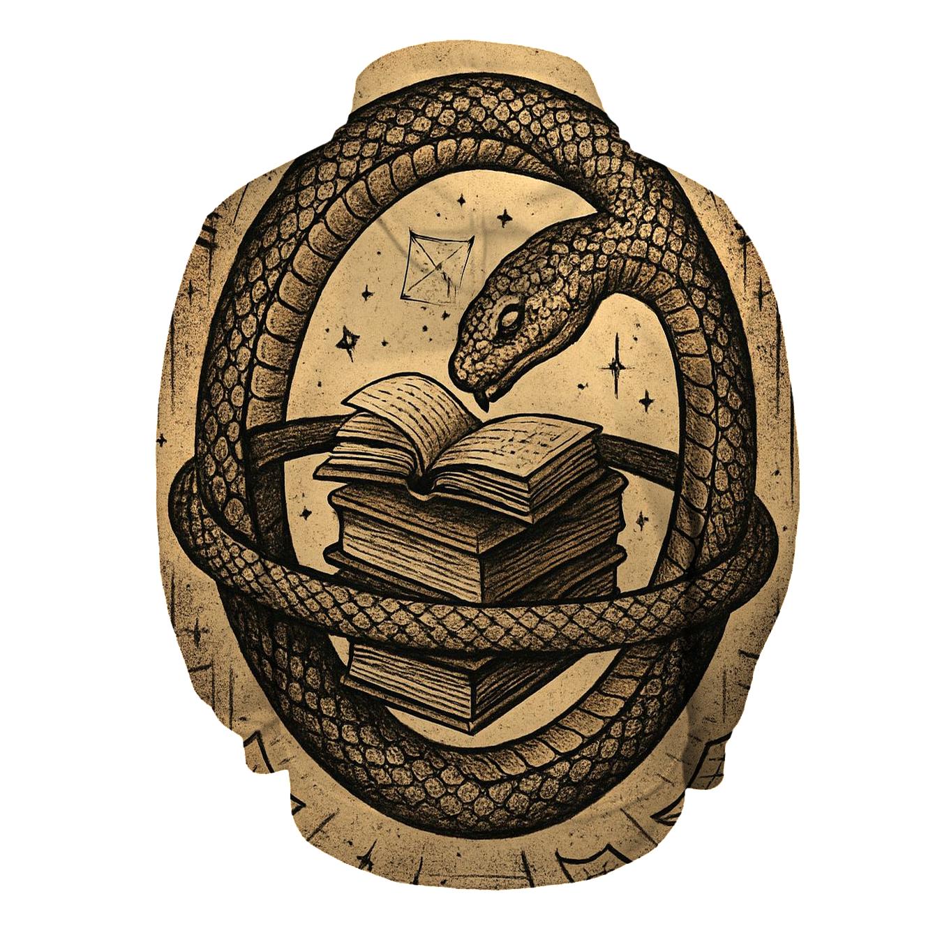 Library Orbit Ouroboros custom hoodies