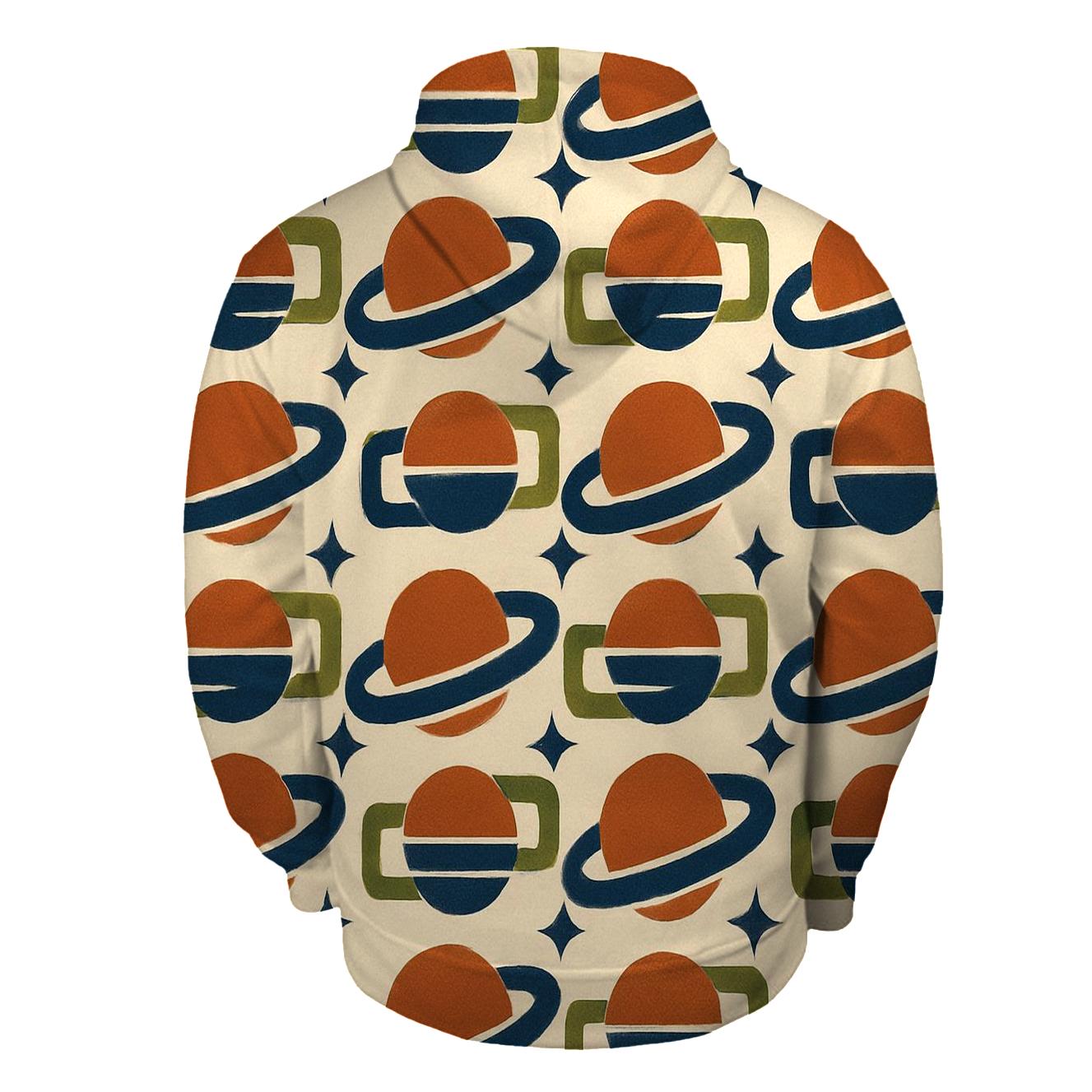Mod Geometric Saturn Tiles hoodie styles