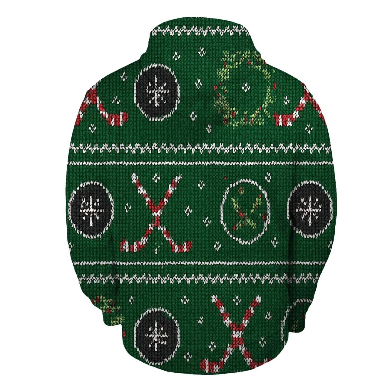 Holly Hockey Winter Match Design lightweight hoodies