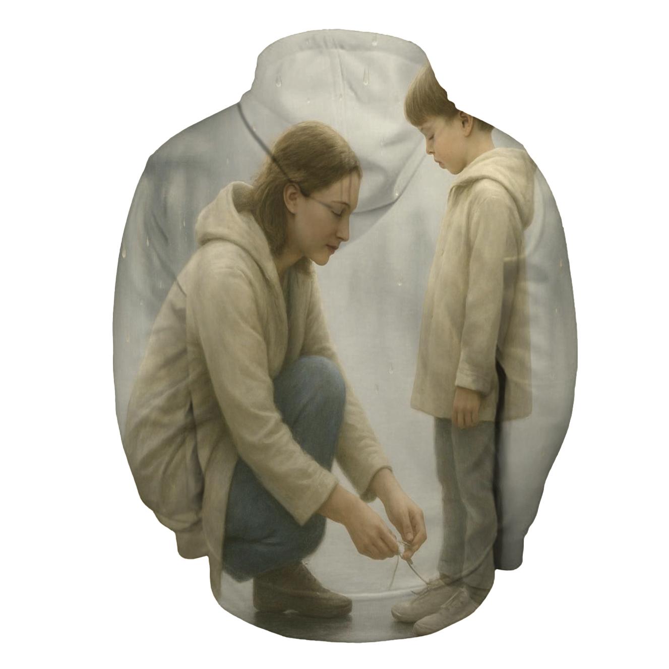 The Sacred Patience That Teaches The World To Slow Down embroidered hoodies