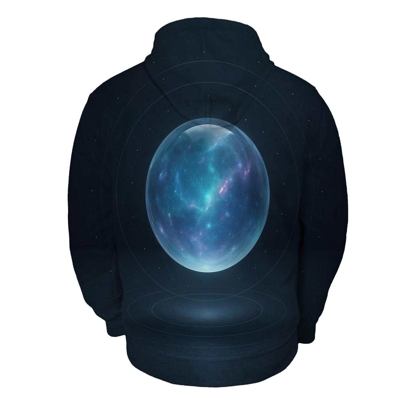 Crystal Silence Sphere heavyweight hoodies