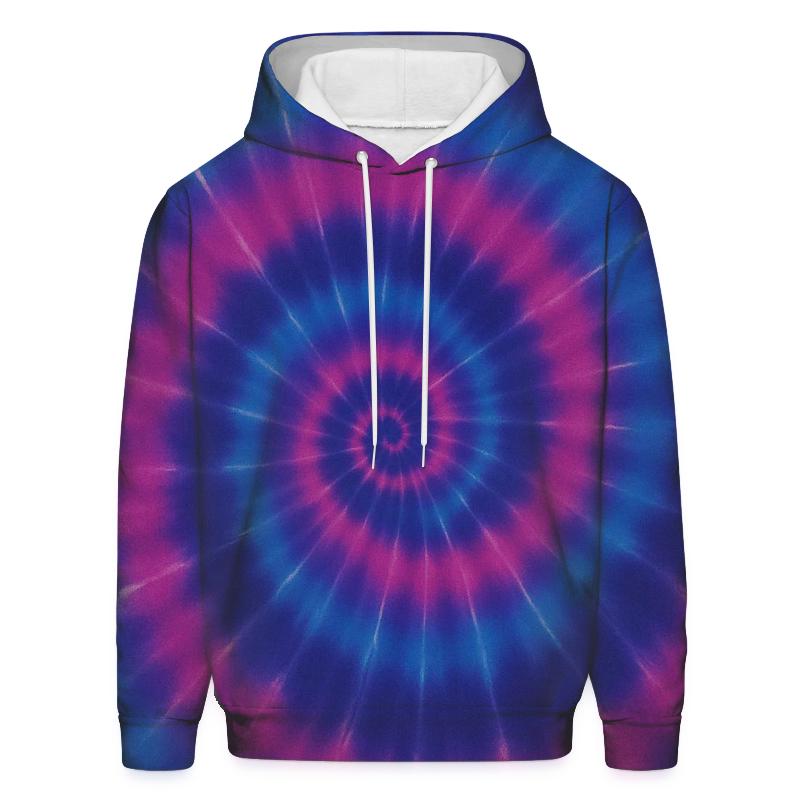Nebula Spiral Overdye Whirlpool custom hoodies