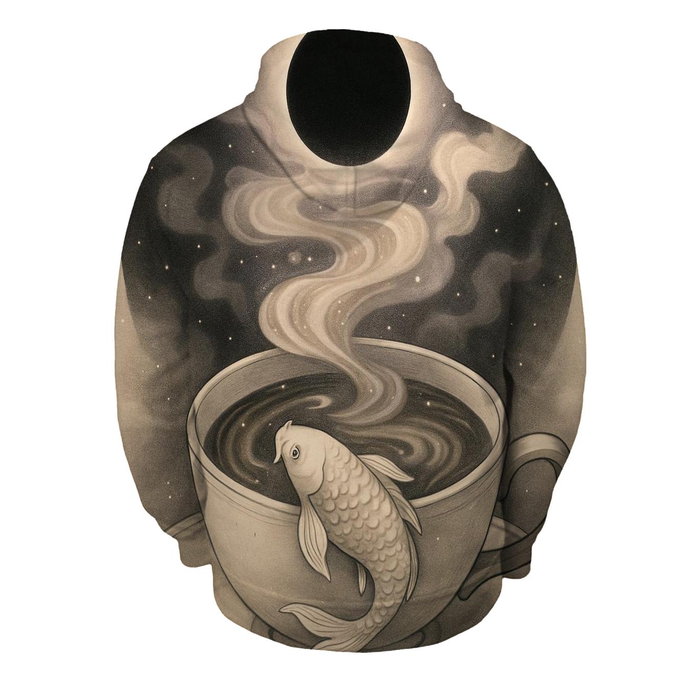 Tea Cup Eclipse premium hoodies