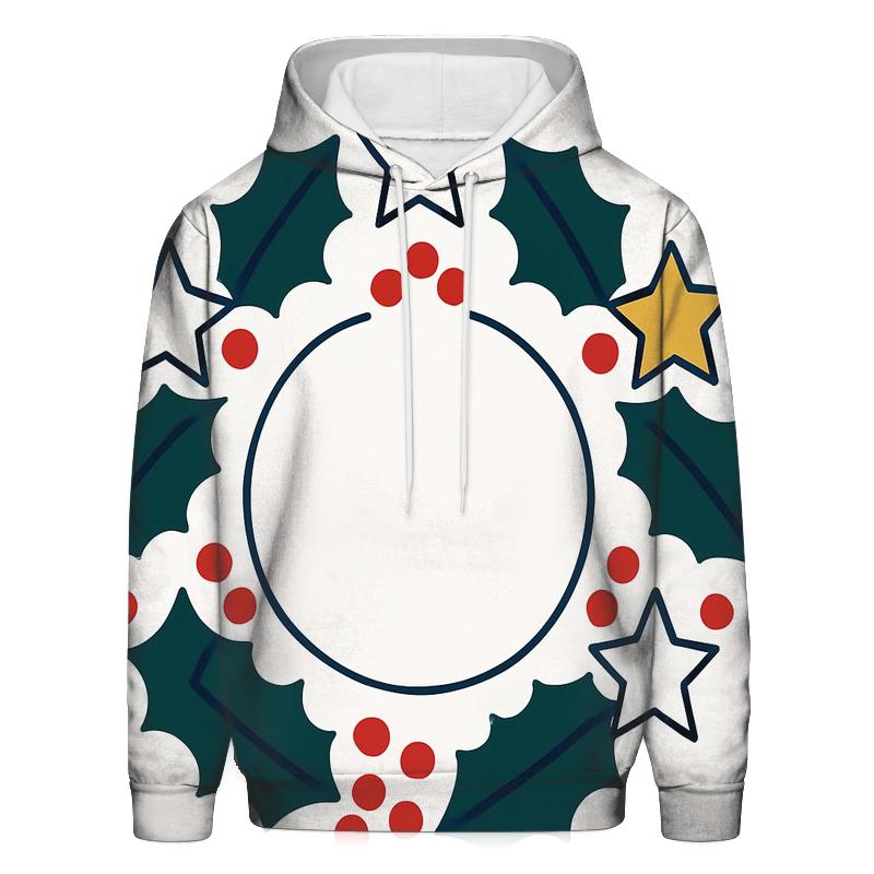 Starry Holly Orbit Wreath hoodie trends