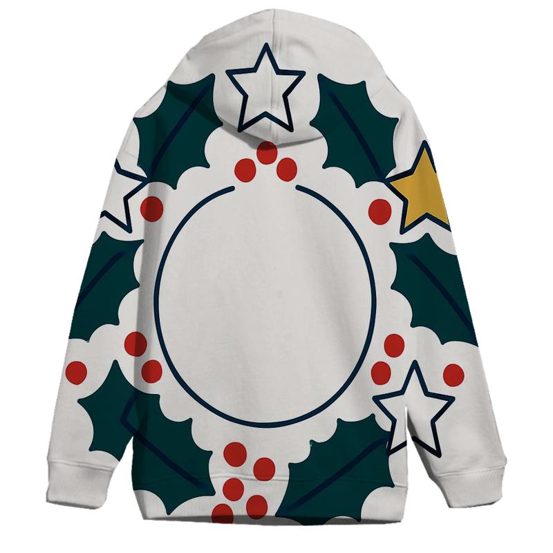 Starry Holly Orbit Wreath hoodie trends