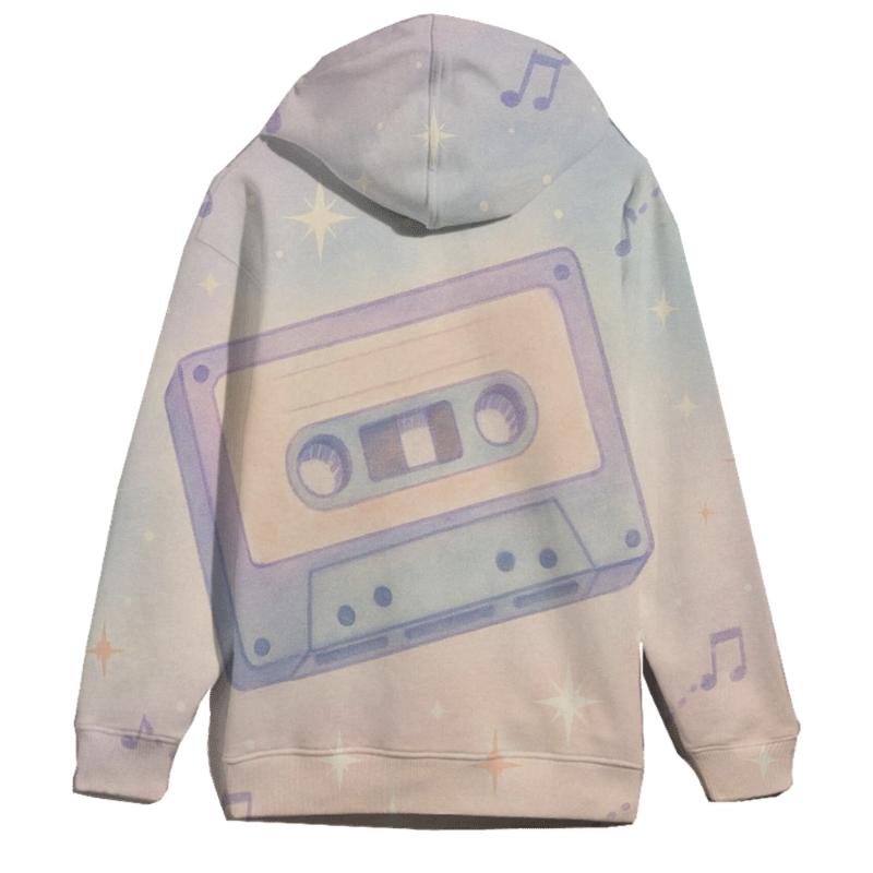 Pastel Cassette Constellation designer hoodies