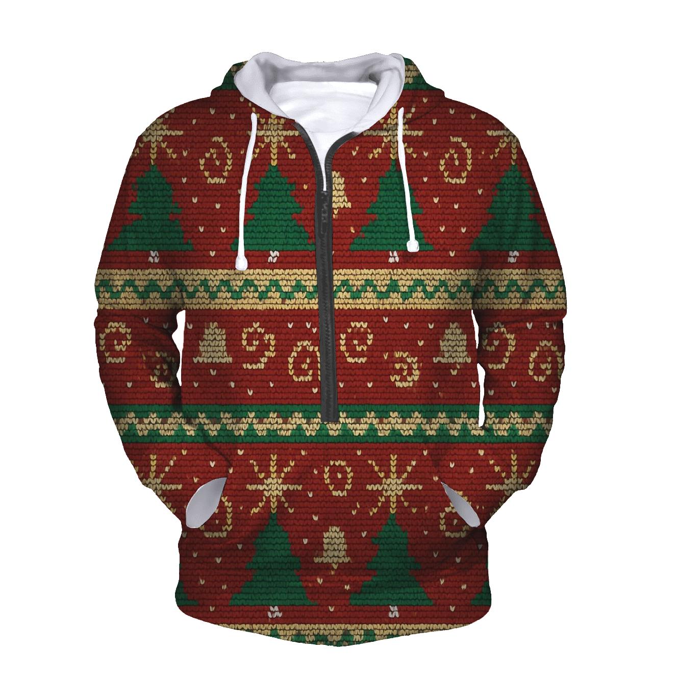 Christmas Tree Fireworks Band Design lightweight hoodies