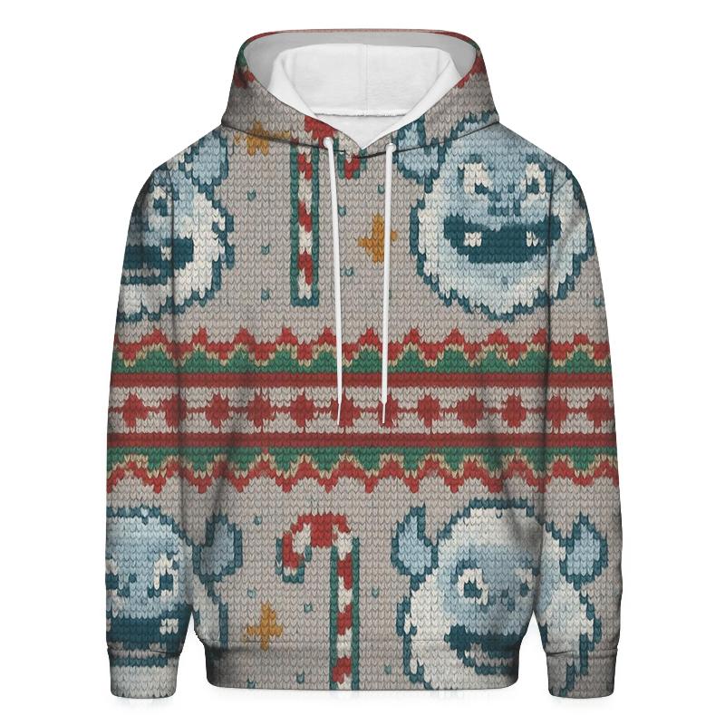 Jolly Yeti Sweater Stripe Design designer hoodies