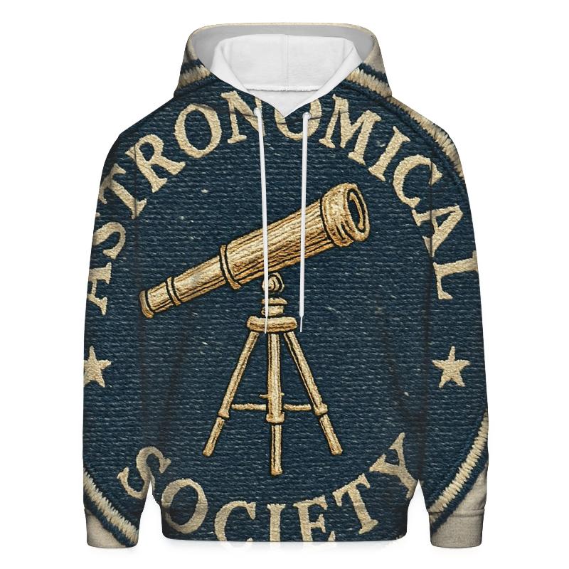 Antique Observatory Badge Patch Design embroidered hoodies