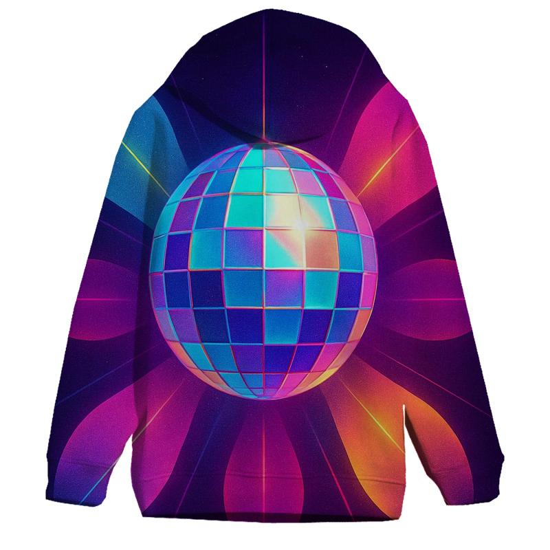 Disco Ball Prism Bloom premium hoodies