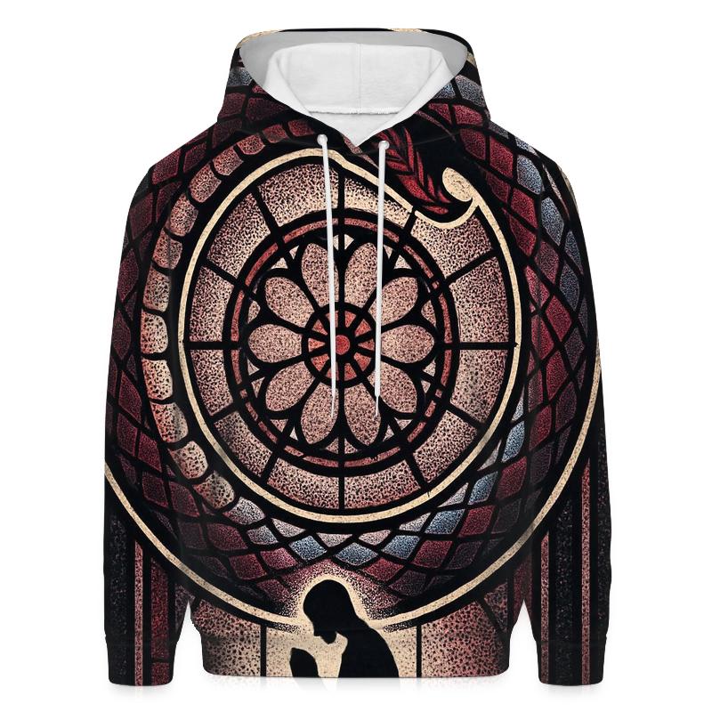 Cathedral Glass Ouroboros Halo heavyweight hoodies
