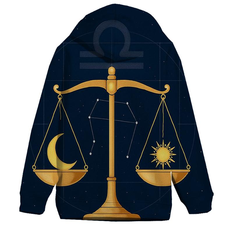 Libra Equinox Balance Star Scale custom hoodies
