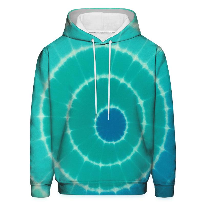 Bullseye Aurora Offset Rings printed hoodies