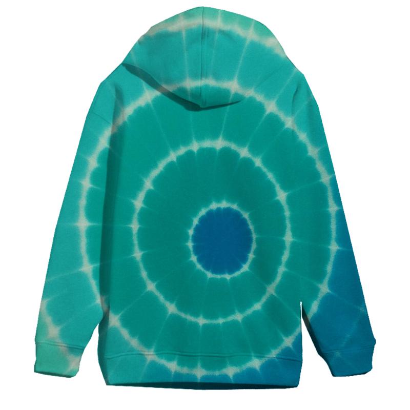 Bullseye Aurora Offset Rings printed hoodies