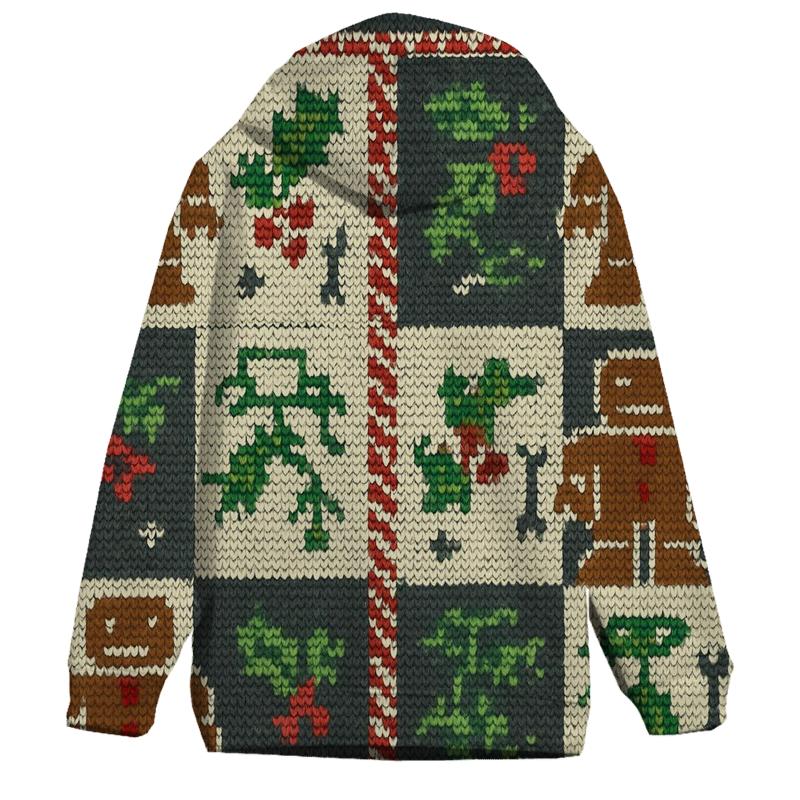 Gingerbread Robot Workshop Design pullover hoodies