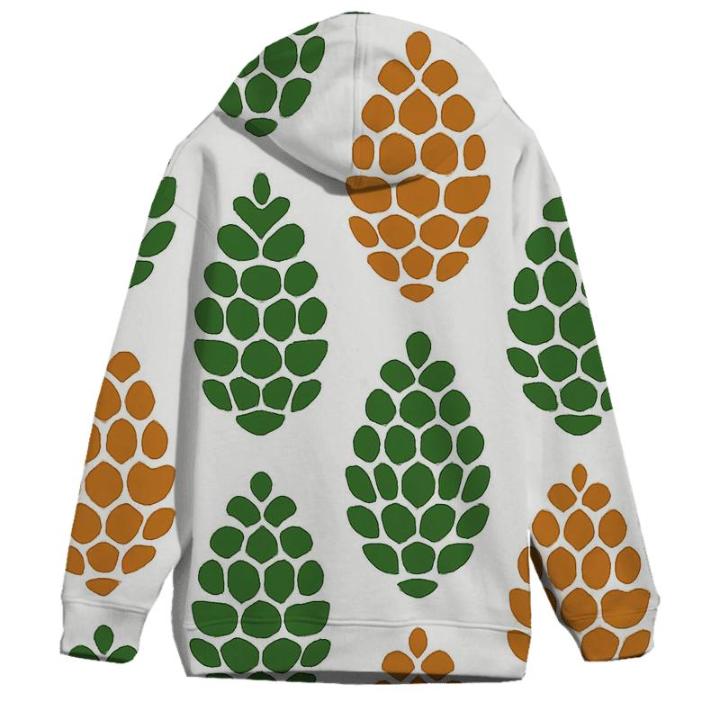 Pine Cone Cascade Columns heavyweight hoodies