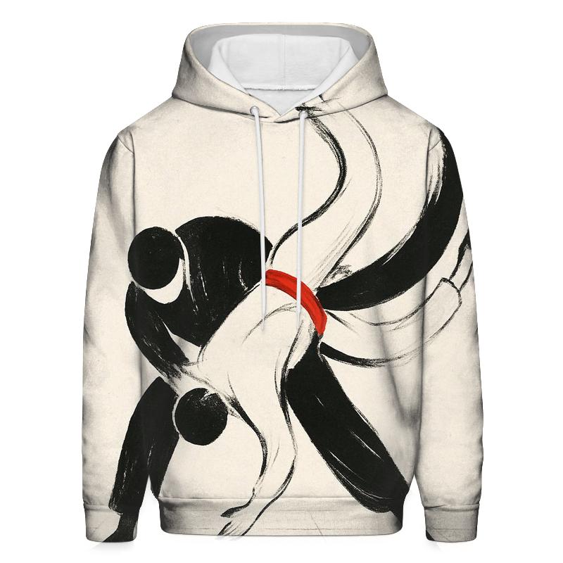 Minimalist Judo Balance Study pullover hoodies