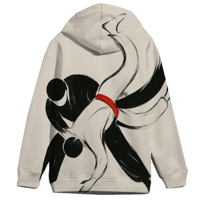 Minimalist Judo Balance Study pullover hoodies